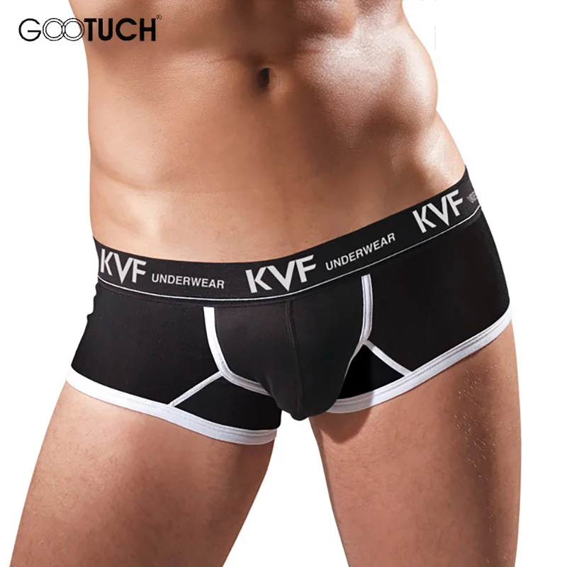 Мужские хлопковые боксеры шорты Нижнее белье Боксеры U Pouch Cueca брюки Горячая
