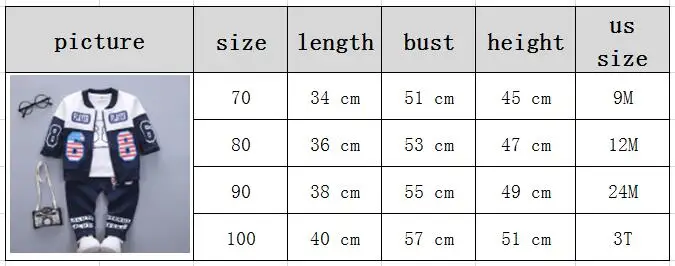 Комплекты детской одежды Новинка года, весенняя куртка с буквенным принтом для мальчиков+ футболка+ штаны, комплект из трех предметов, одежда для малышей