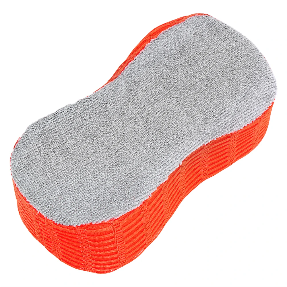 22*11*7cm Soft Microfiber Car Wax Sponge Home Office Cleaning Polish