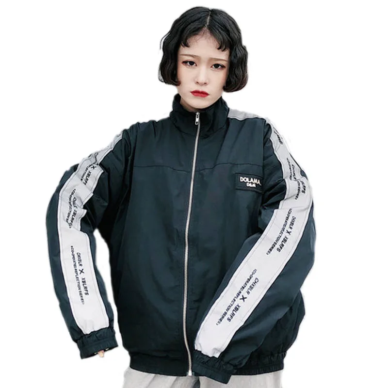 Jacket Women Windbreaker 2018 Spring Women's Jacket Coat Stand Neck Female Jacket Fashion Men Ladies Basic Jackets For Women Jacket Women Windbreaker 2018 Spring Women's Jacket Coat Stand Neck Female Jacket Fashion Men Ladies Basic Jackets For Women