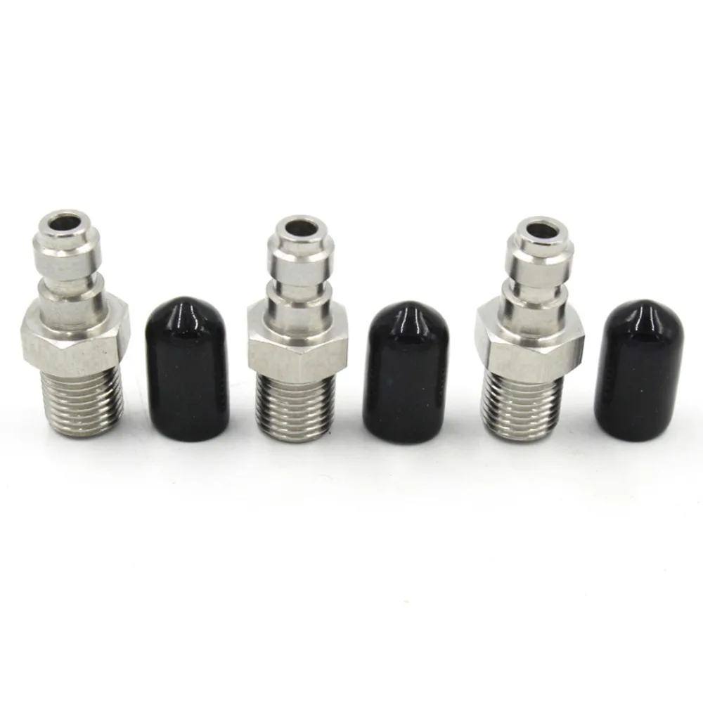 PCP Airforce высокое давление Пейнтбол M10x1 1/8 BSPP 1/8NPT 8 мм штекер нержавеющая сталь Air Fill