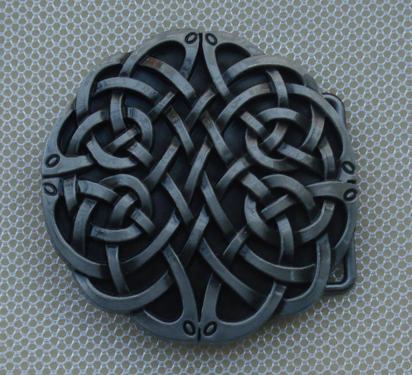 

Intricate Round Knot Belt Buckle