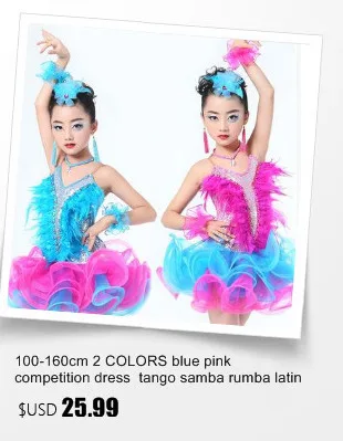90-150 см розовый синий летних девочек балетная Танцы платье детская одежда из хлопка Детская костюм