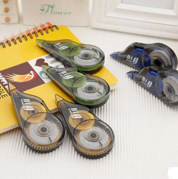 premium large capacity 5mm*12m*6pcs writing correction tape high quality Japan imported pet