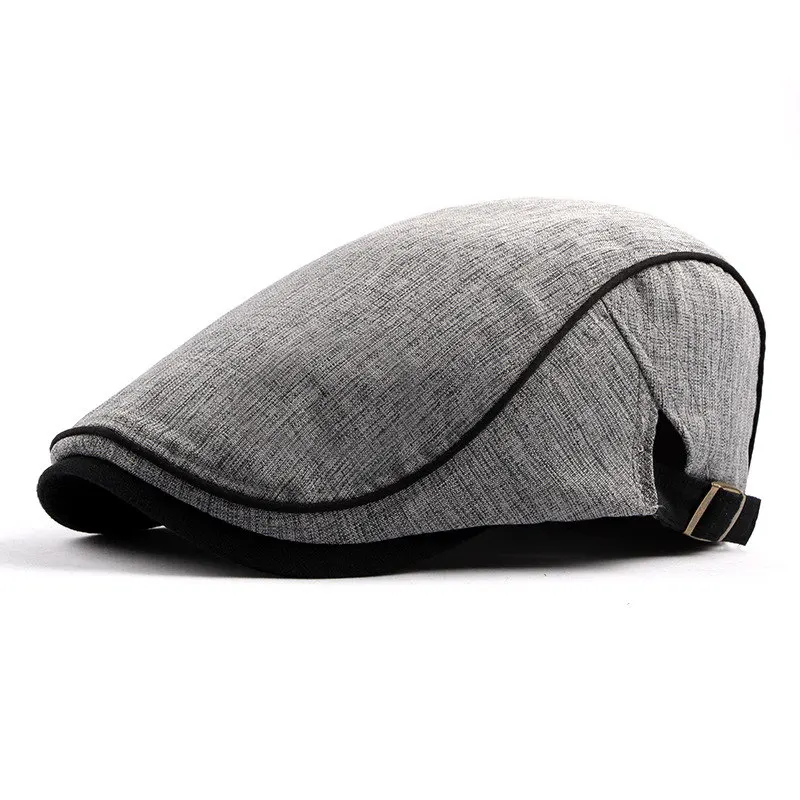 New Arrival Spring summer Autumn wearing Newsboy cap Unisex Thin material Stripe Casual Peaked Cap Casquette Cap - Цвет: 7