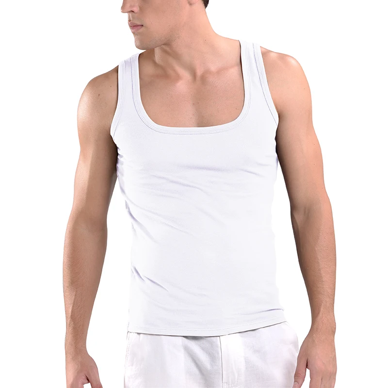 Fashion Men's Tank Tops Cotton Brand Sleeveless Undershirts For Male