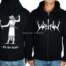 2 вида Harajuku черные толстовки с капюшоном на молнии злой демон Египетский ватаин бренд рок куртка панк hardrock толстовка флис sudadera