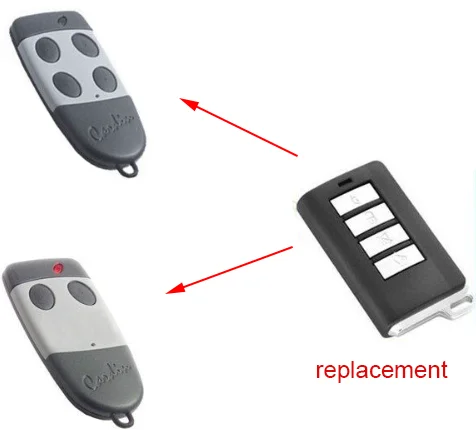 Удаленный заменить для Cardin S449 двери гаража дистанционного передатчик брелок