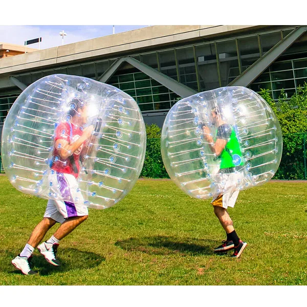Free shipping 0.8mm PVC 1.5m diameter bubble zorb soccer,human bubble