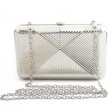 Женские вечерние сумки металлические клатчи наивысшего качества шестигранные Мини Вечерние черные вечерние сумочки Серебристые мешочки золотая коробка клатч