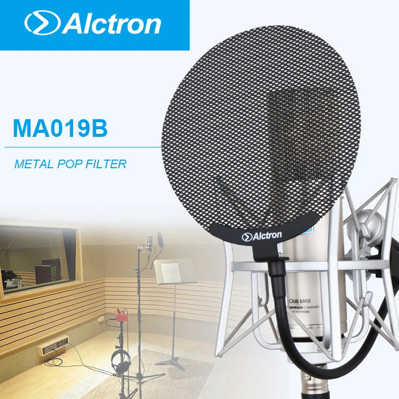 lavalier microphone Alctron ma019B New metal screen mini pop filter for Microphones microphone for computer