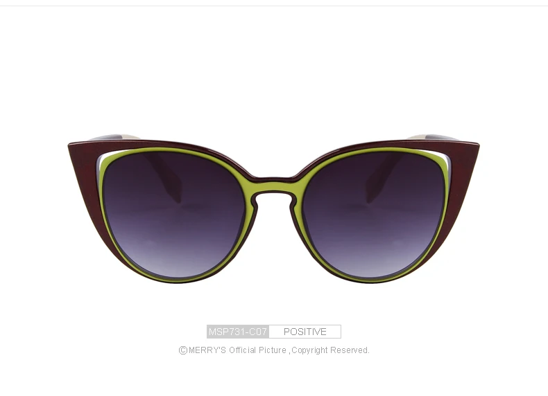 MERRYS, модные, кошачий глаз, солнцезащитные очки для женщин, фирменный дизайн, Ретро стиль, пирсинг, женские солнцезащитные очки, oculos de sol feminino, UV400