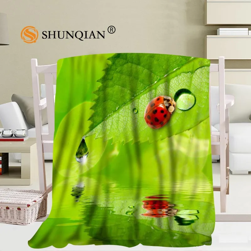 Мягкое одеяло божья коровка размер 56x80 дюймов 50x60 40x50 дюймов|soft fleece|blanket softblanket fleece |
