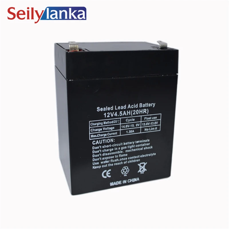 

12V 4.0AH Battery Sealed Storage Batteries Lead Acid Rechargeable Desk Lamp LED Light Device Speaker Factory Sale High Quality