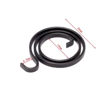 Производство на заказ пружина стали для дверных ручек с покрытием черного цвета с бесплатной доставкой