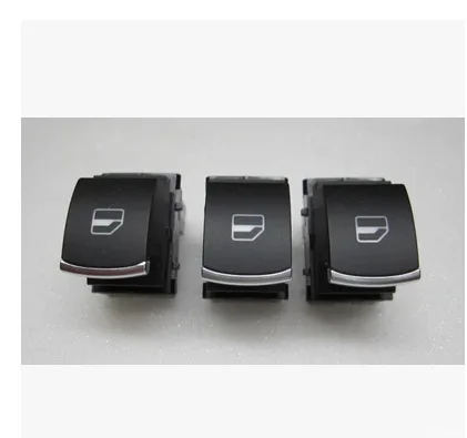 

Origina 3 pieces Chrome Passenger Side Single Window Switch Button For VW Volkswagen Jetta 5 6 Golf 5 6 Mk5 Mk6 Passat B6 Tiguan