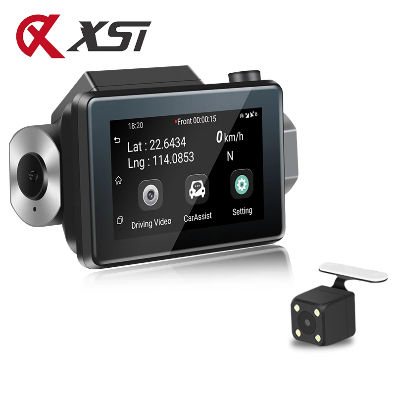 Видеорегистратор 3G на Android 5 0 3 дюйма 2 5D IPS HD 1080P встроенный GPS Wi