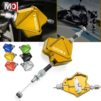 

Motorcycle CNC Aluminum Stunt Clutch Lever Easy Pull Cable System For YAMAHA TW225 TW 225 2002-2017 2003 2004 2005 2006 2007