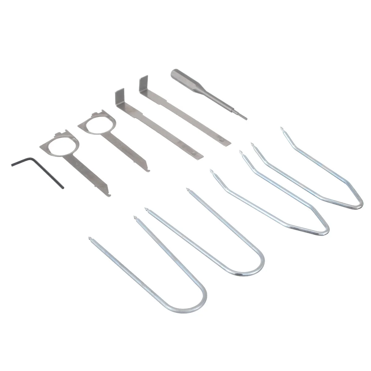 Mayitr 20pcs/set Professional Car Radio Removal Key Tool Kit Audio Tools Keys Stereo CD Repair Hand Tools Set Removal Tool