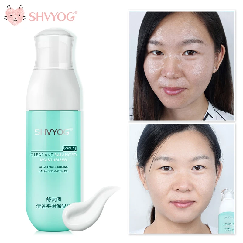 

SHVYOG Shrink Pores Face Lotion Deep Hydration Balanced Water and Oil Care Cream Oil Control Blackhead Removal Face Care