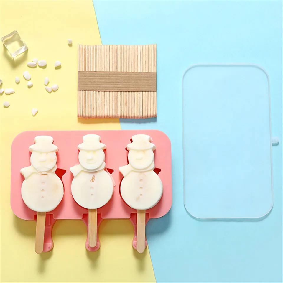 10 стилей DIY силиконовая форма для мороженого формы для Фруктового мороженого держатель для мороженого Форма для замороженного льда с палочками для мороженого крышка кухонный инструмент - Цвет: style 7