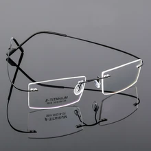 Ltra-светильник без оправы, оптическая оправа для мужчин и женщин, титановые очки без оправы с памятью, без винтов для близорукости, 9 цветов