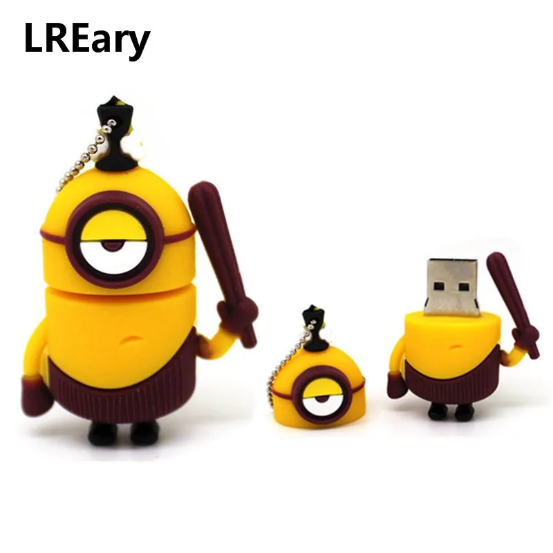 Usb флеш накопитель в виде миньонов 32/16/8/4 ГБ|USB флэш-накопители| |