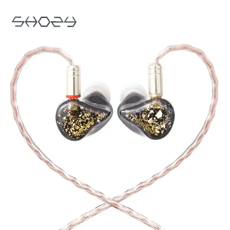 SHOZY и NEO BG 5 подвижные железные 5BA Audiophile IEMs ACG Hifi музыкальное контролирующее