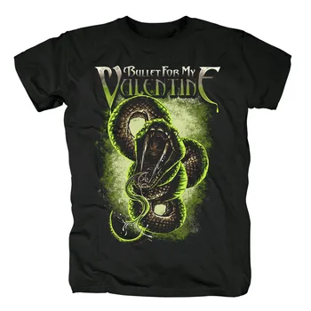 

Bloodhoof Bullet For My Valentine Rock band Black cotton t-shirt Asian Size