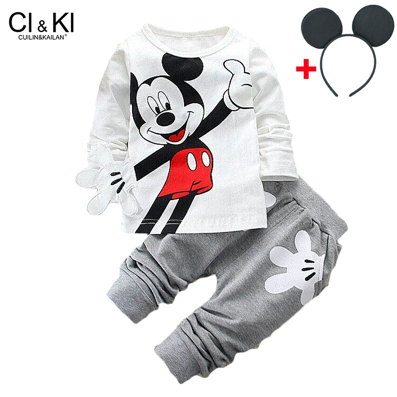 

CuilinKailan Girls Clothes Spring Letter T-shirt Tops Long Pants Girl Tracksuits Costume Casual Kids Sport Suits Children Bebes