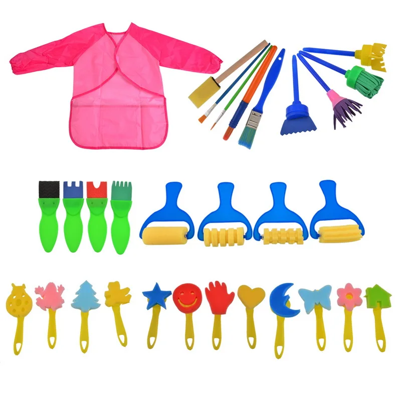 

CYSINCOS 30pcs/set DIY Educational Toys Indoor Magic Play Sand Castle Models Building Dynamic Magic Sand Clay Model Building Toy