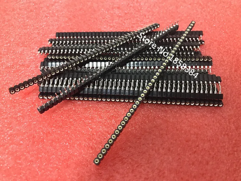 

FREE SHIPPING 100PCS/LOT 1x40 Pin 2.54MM Round Female Pin Header connector ROHS