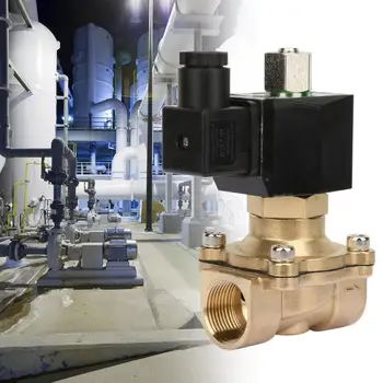 

Fluid Controller G3/4" Electric Solenoid Valve DN20 NC Brass Electromagnetic Valve Pipe Valve