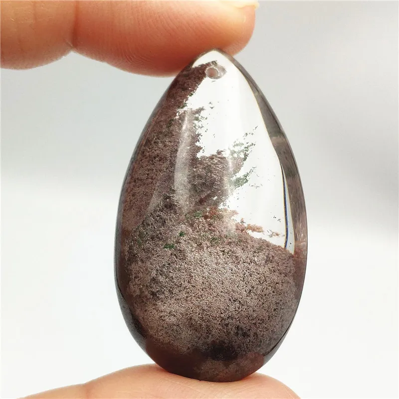 Natural Red Green Phantom Pendant (5)