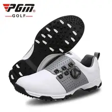 PGM Men Outdoor Sports Breathable golf Sneakers Waterproof Microfiber PU Anti-Sideslip Rotation Shoelace Golf Shoes Men
