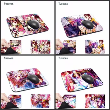 

Yuzuoan No Game No Life Anime novel Table Mat Mouse Pad Print Style Durable Anti-slip Mouse Mat for Optical Mouse Pad As Gift