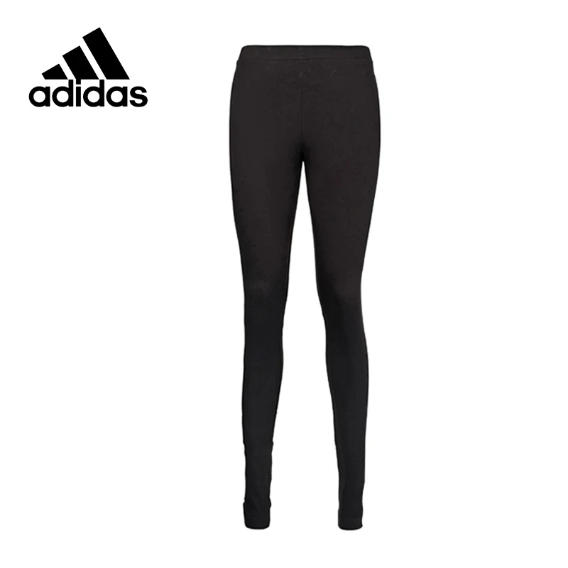 

Adidas Original New Arrival Official Women's Tight Elastic Waist Letter Pants Sportswear AJ8081