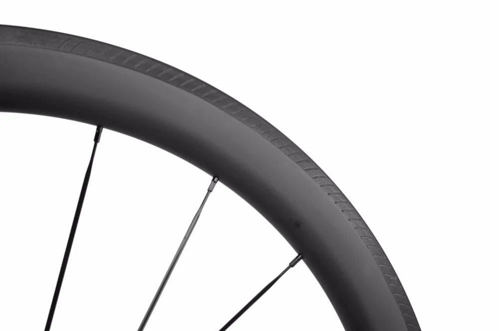 Top 700C Carbon Clincher Wheelset With Special Braking Surface U shape Carbon Road Bike Wheels 8
