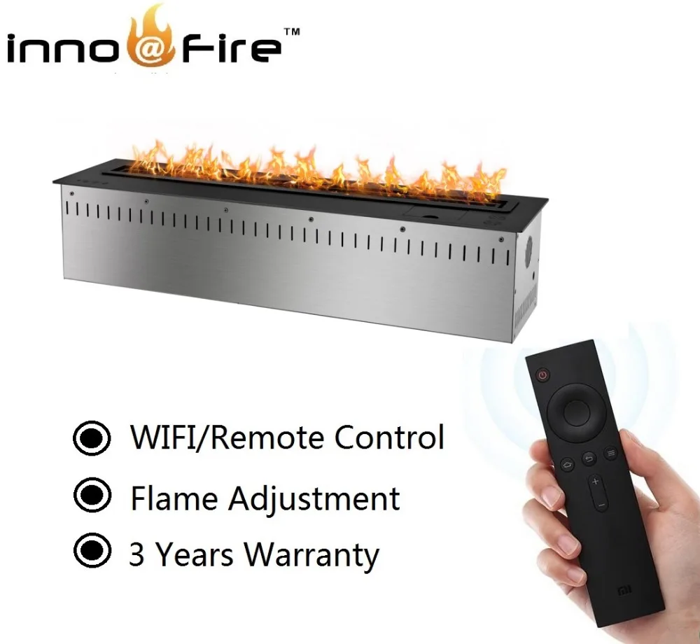 on sale 48 inch black with remote control ethanol fireplace stovein