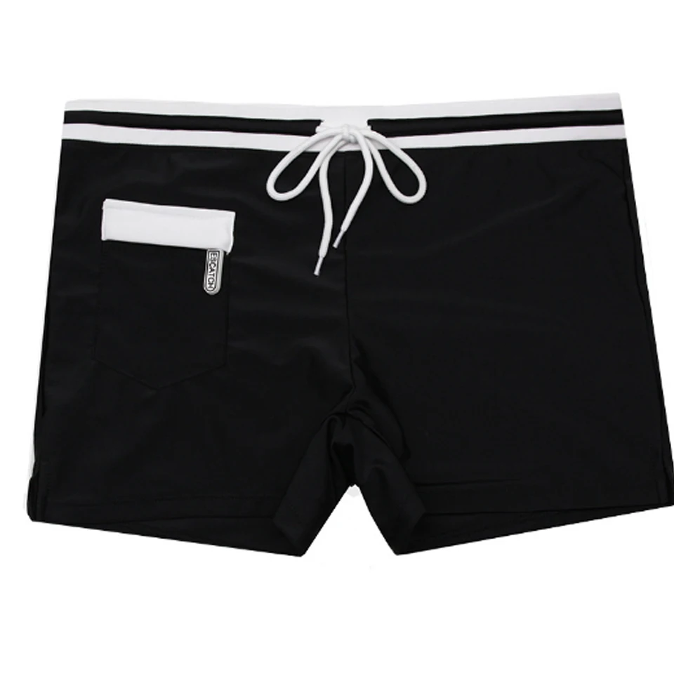 Плавки для взрослых и мужчин быстросохнущие дышащие с передними карманами