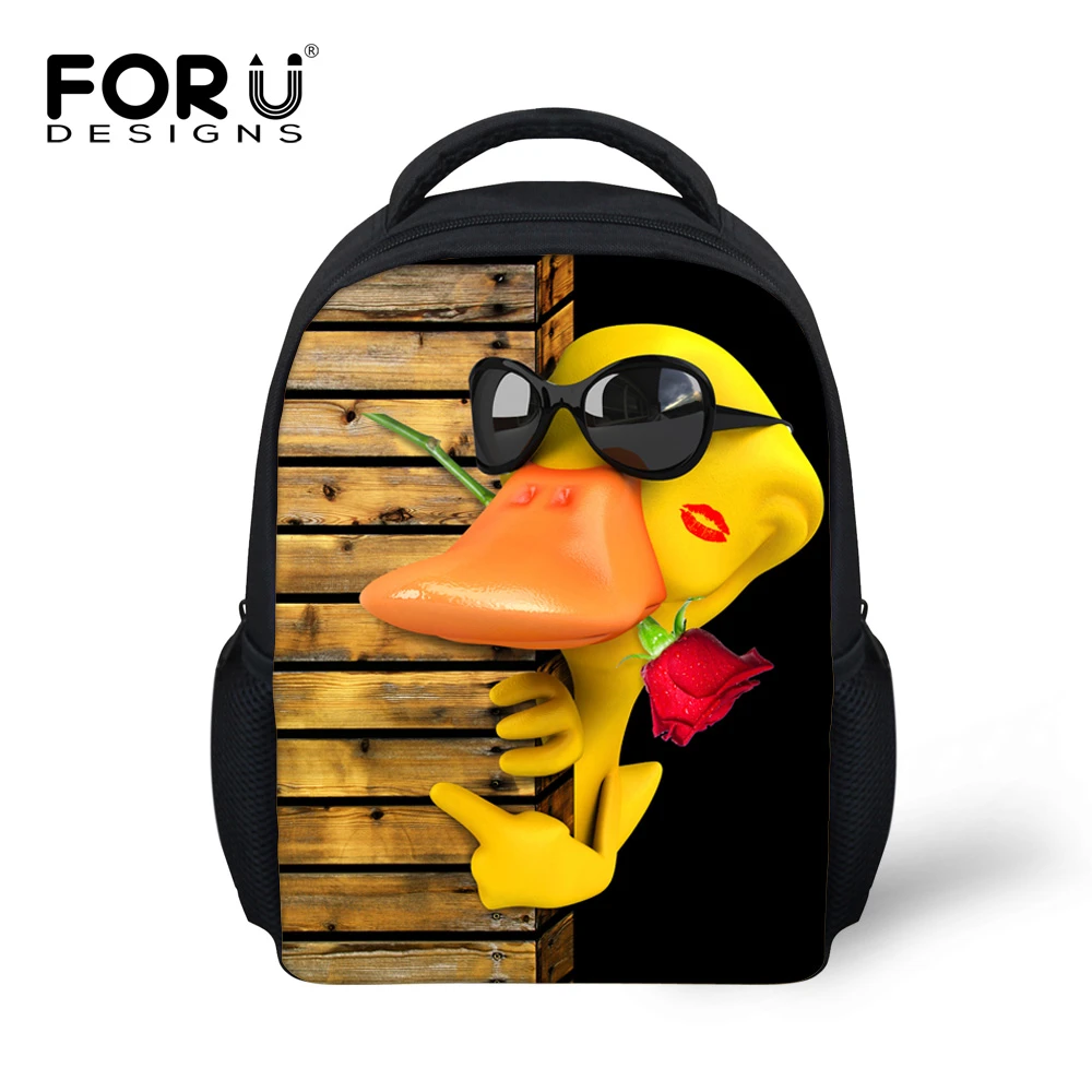 Sac A Dos Drole De Style Canard Jaune Petit Sac A Dos D Ecole De Bebe De Maternelle Cool Imprime De Grenouille Sacs Mochila Feminina Nouvelle Collection Aliexpress