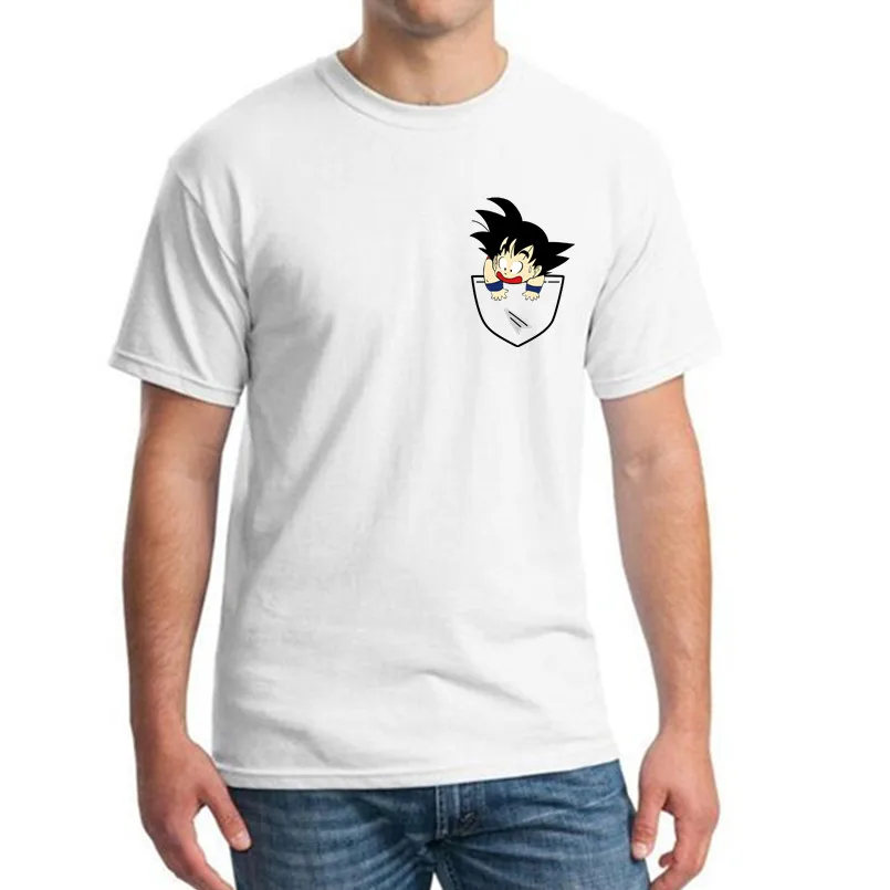 Футболка с драконом и мячом мужская летняя футболка Z super son goku Slim Fit косплей 3D