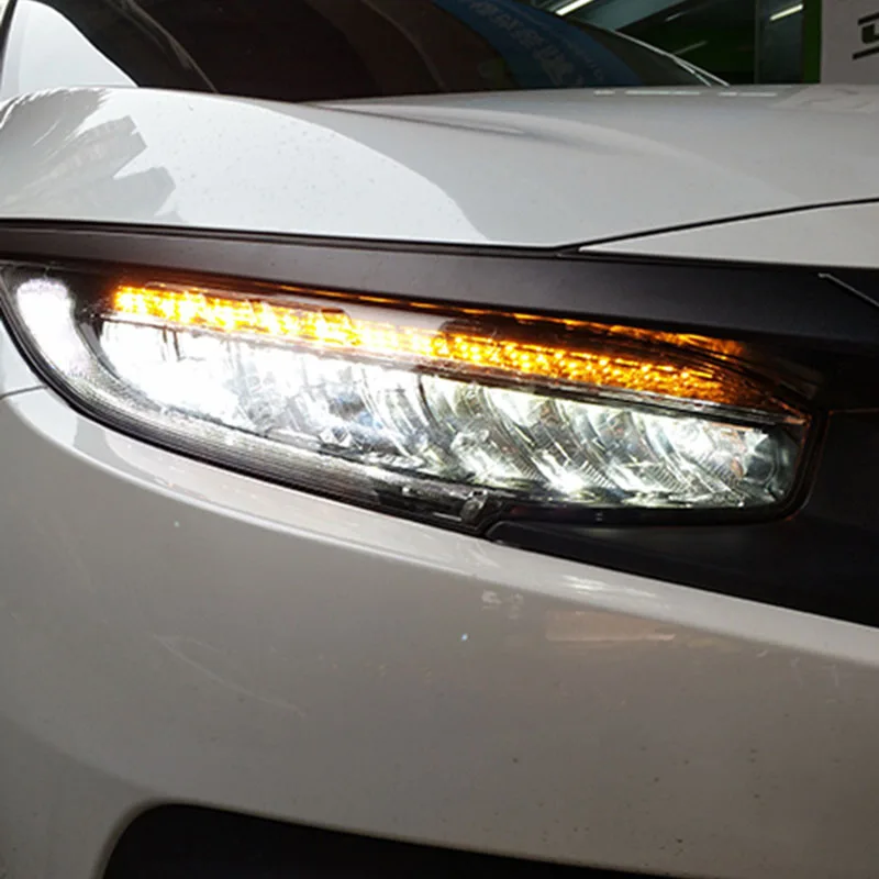 Профессиональный led завод для Honda Для Civic фары 2015 2016 новых светодиодные