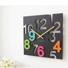 Horloge murale suspendue au Design moderne, nouveauté 3D, Style européen, décoration de Table creuse, silencieuse, 30cm