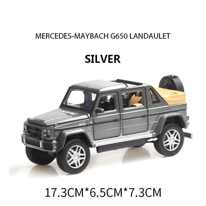 Моделирование Mercedes-Benz Maybach G650 модель машины из сплава звук и свет отступить автомобиль игрушечный автомобиль модели автомобилей модель автомобиля коллекционные машинки модель машины модели машин - Цвет: Красный