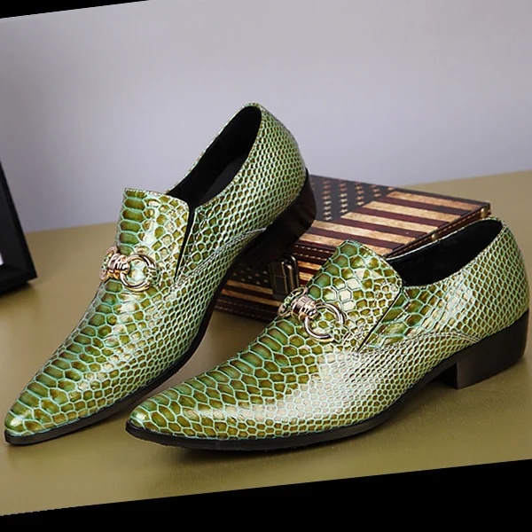 zapatos de vestir de cocodrilo