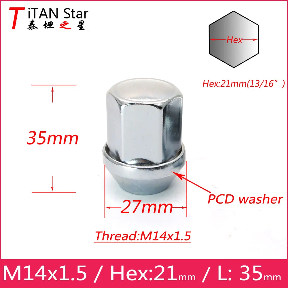 4 шт. M14x1.5 PCD OEM наконечники для колес из сплава Land Rover FREELANDER EVOQUE Ford S Max JAGUAR F PACE|Гайки