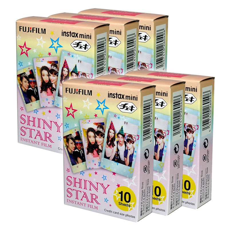 Fujifilm Instax Mini Shiny Star Instant 60 пленка для Fuji Mini 7 s 8 25 50 s 70 90& Share SP-1, 2