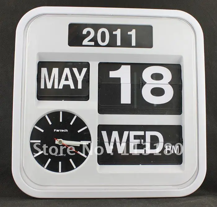 automatic calendar clock