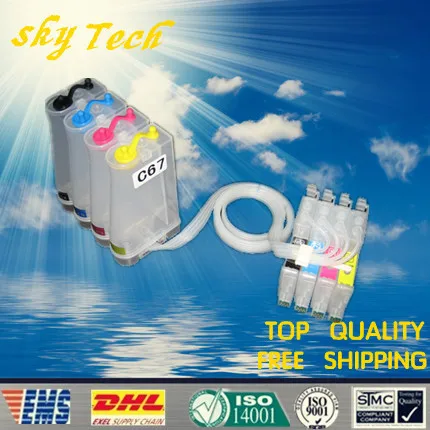

Empty CISS suit for T0631 T0632 T0633 T0634, CIS Suit for Epson C67 C87 CX3700 CX4100 CX4700 ,with ARC Chips